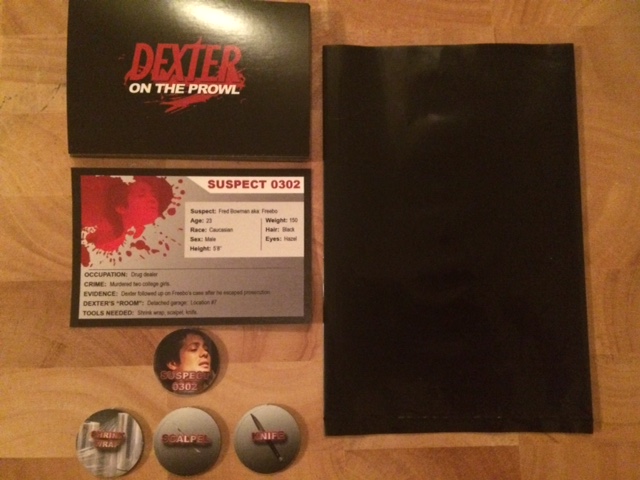 Dexter Board Game On the Prowl Card