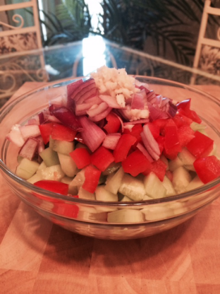 Gazpacho Salad Ingredients