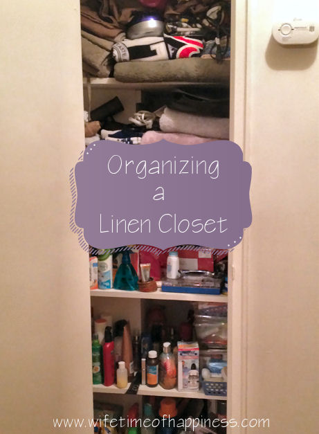 Organizing a Linen Closet