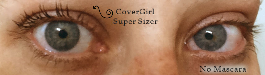 CoverGirl Super Sizer Mascara Results