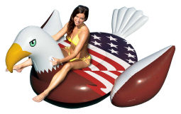 Patriotic Pool Float