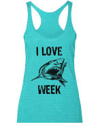 i love shark week tank top