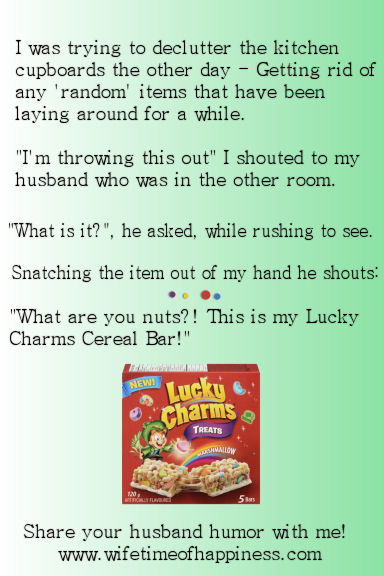 Husband Humor Cereal