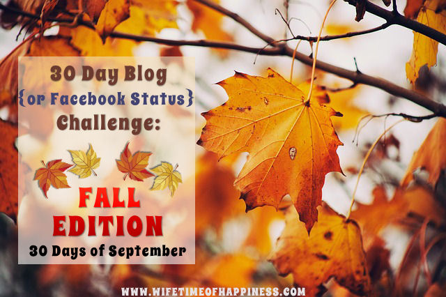 30 Day Blog Challenge