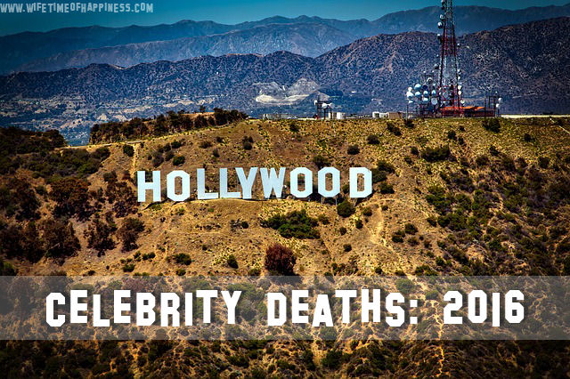 celebrities who died in 2016