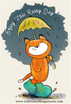 Enjoy this rainy day cat psp tag Wifetime of Happiness