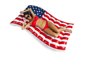 american flag pool float