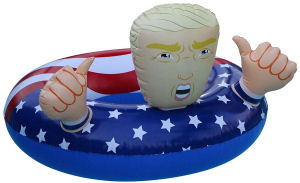 donald trump pool float president trump pool float