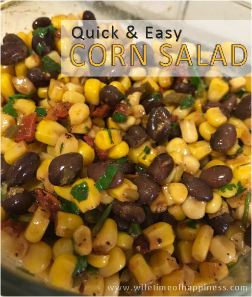 vegan corn salad